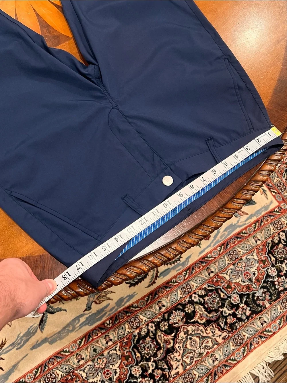 NEW $129 Bonobos Tailored Fit Golf Pants Navy 33x34 Lightweight Flat Front Taper